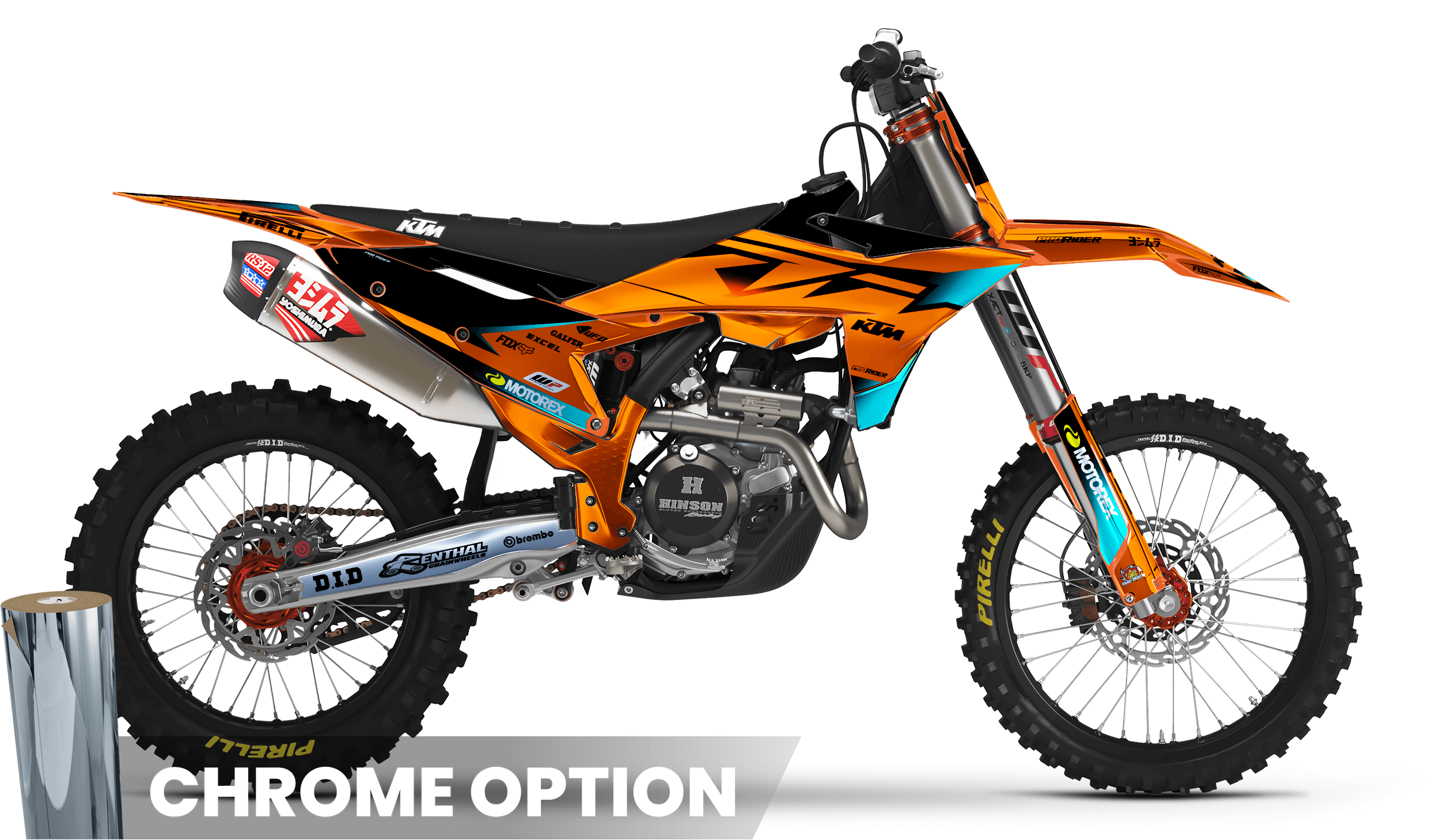KTM Graphics SX XC SXF XCF EXC.. - OEM VECTOR TEAL
