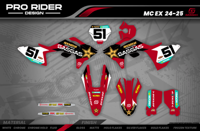 ROCKSTAR JUSTIN BARCIA GasGas Full Graphics Kit