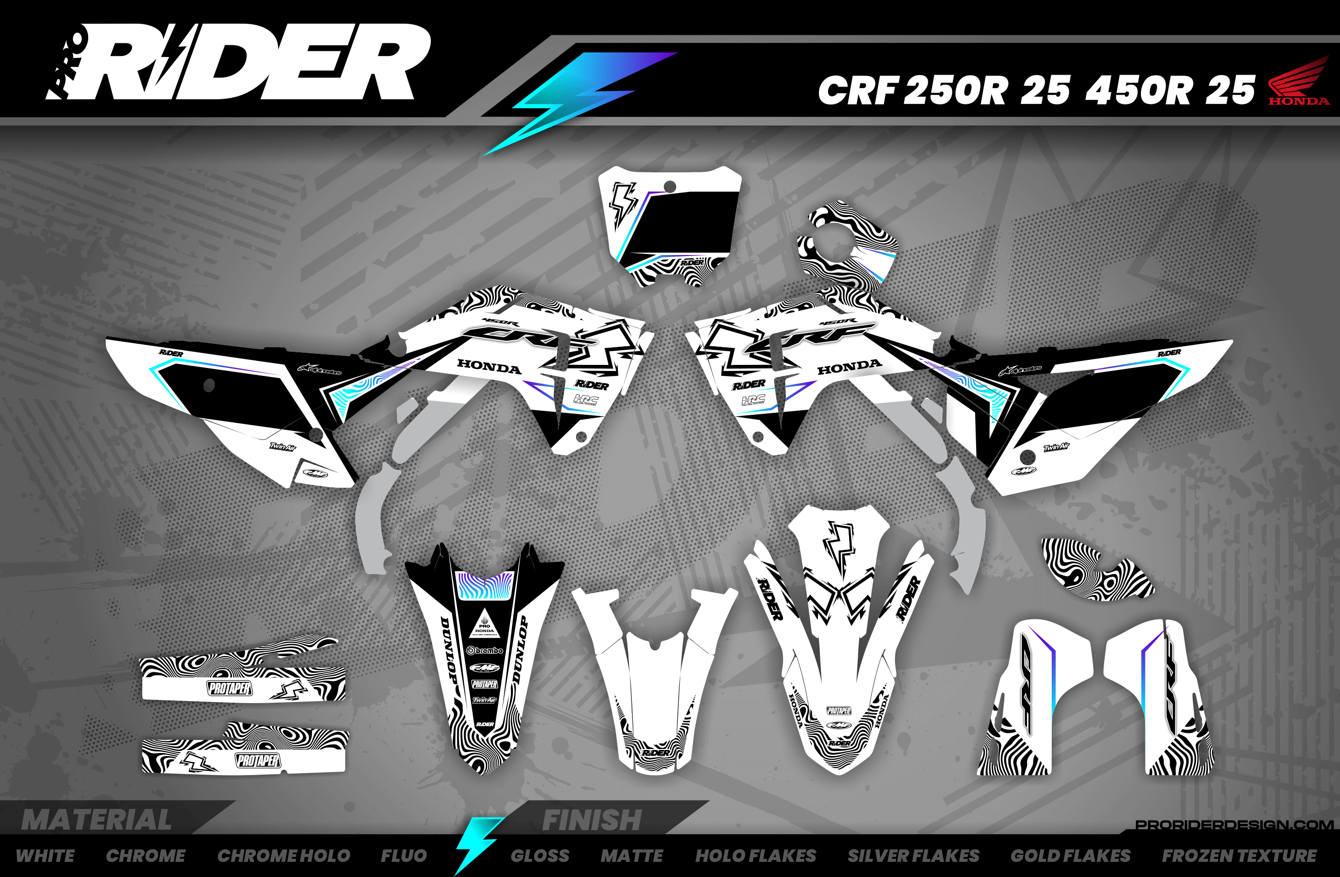 SHOCKWAVE HONDA Full Graphics Kit