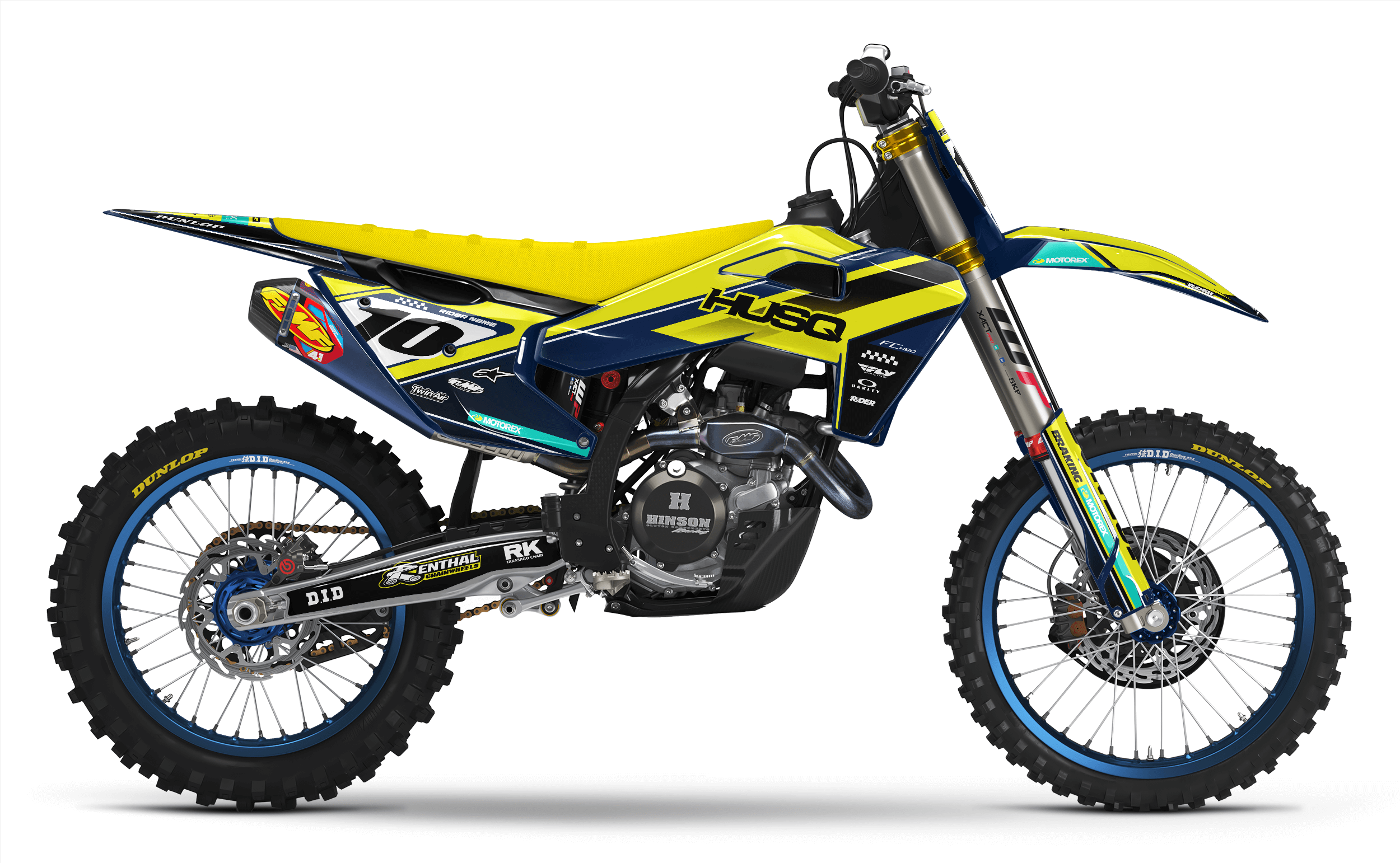 BLUE STRIKE Husqvarna Full Graphics Kit
