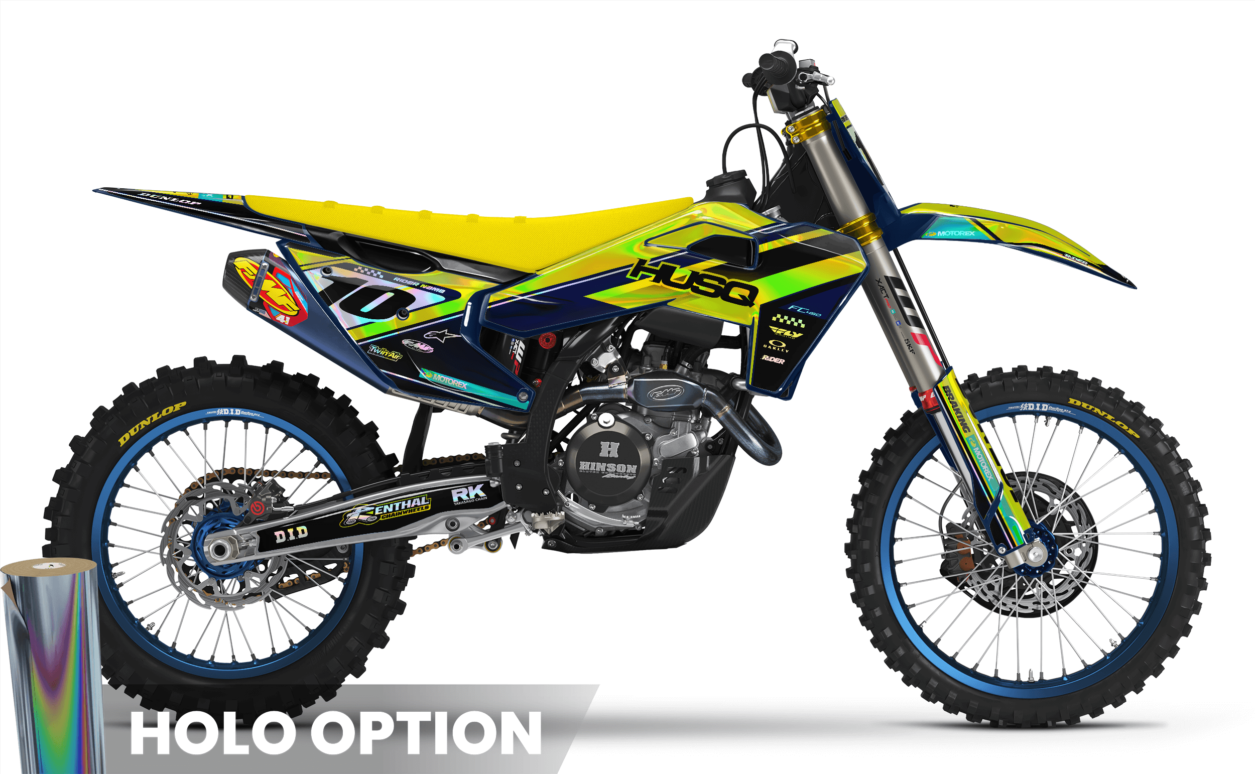 BLUE STRIKE Husqvarna Full Graphics Kit