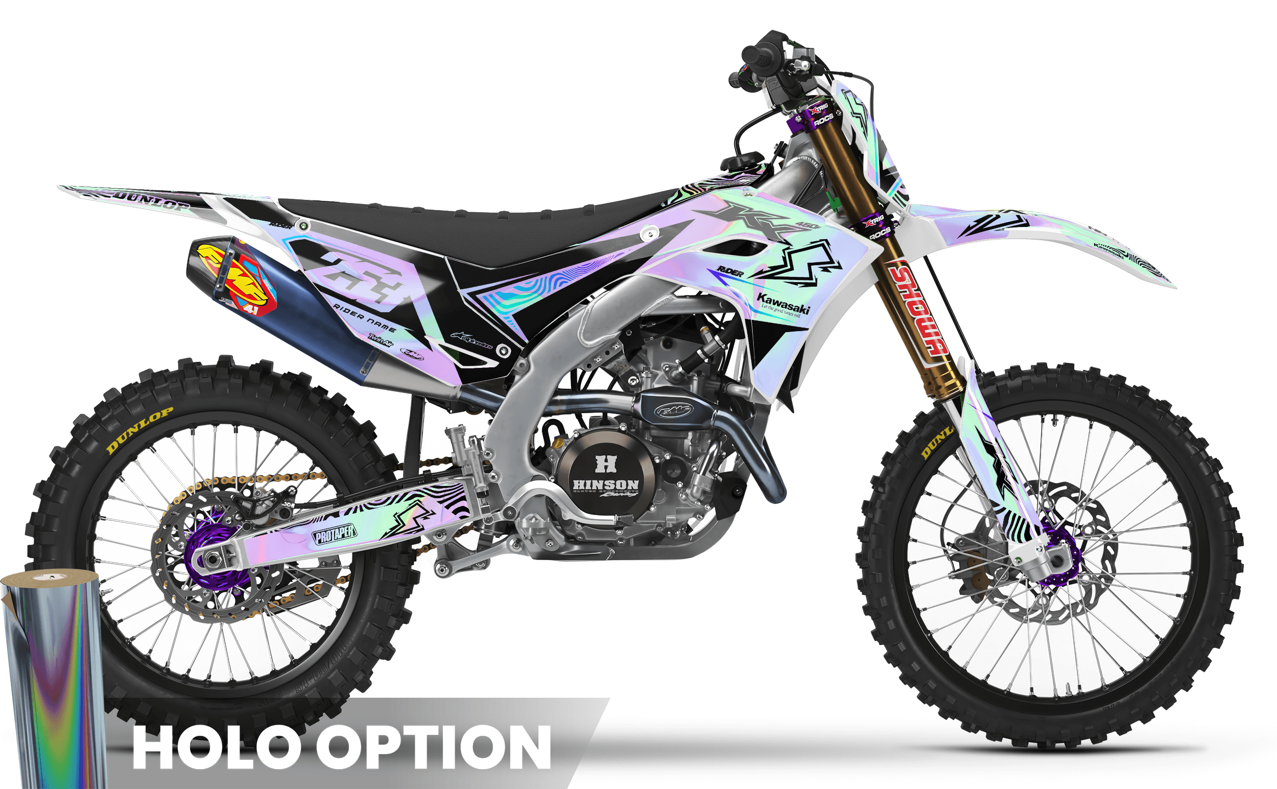 SHOCKWAVE Kawasaki Full Graphics Kit