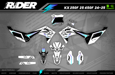 SHOCKWAVE Kawasaki Full Graphics Kit
