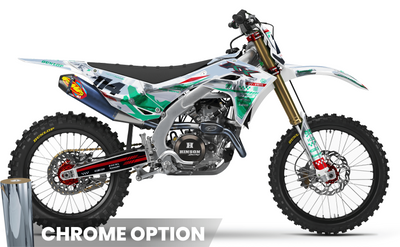 OFF WHITE Kawasaki Full Graphics Kit