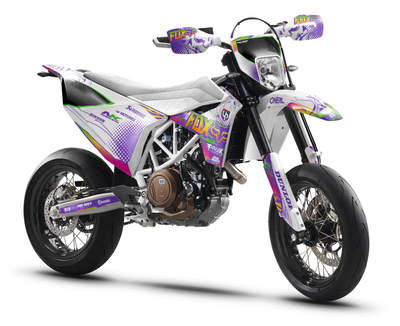 RAINBOW PURPLE 701 Husqvarna Full Graphics Kit