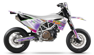 RAINBOW PURPLE 701 Husqvarna Full Graphics Kit