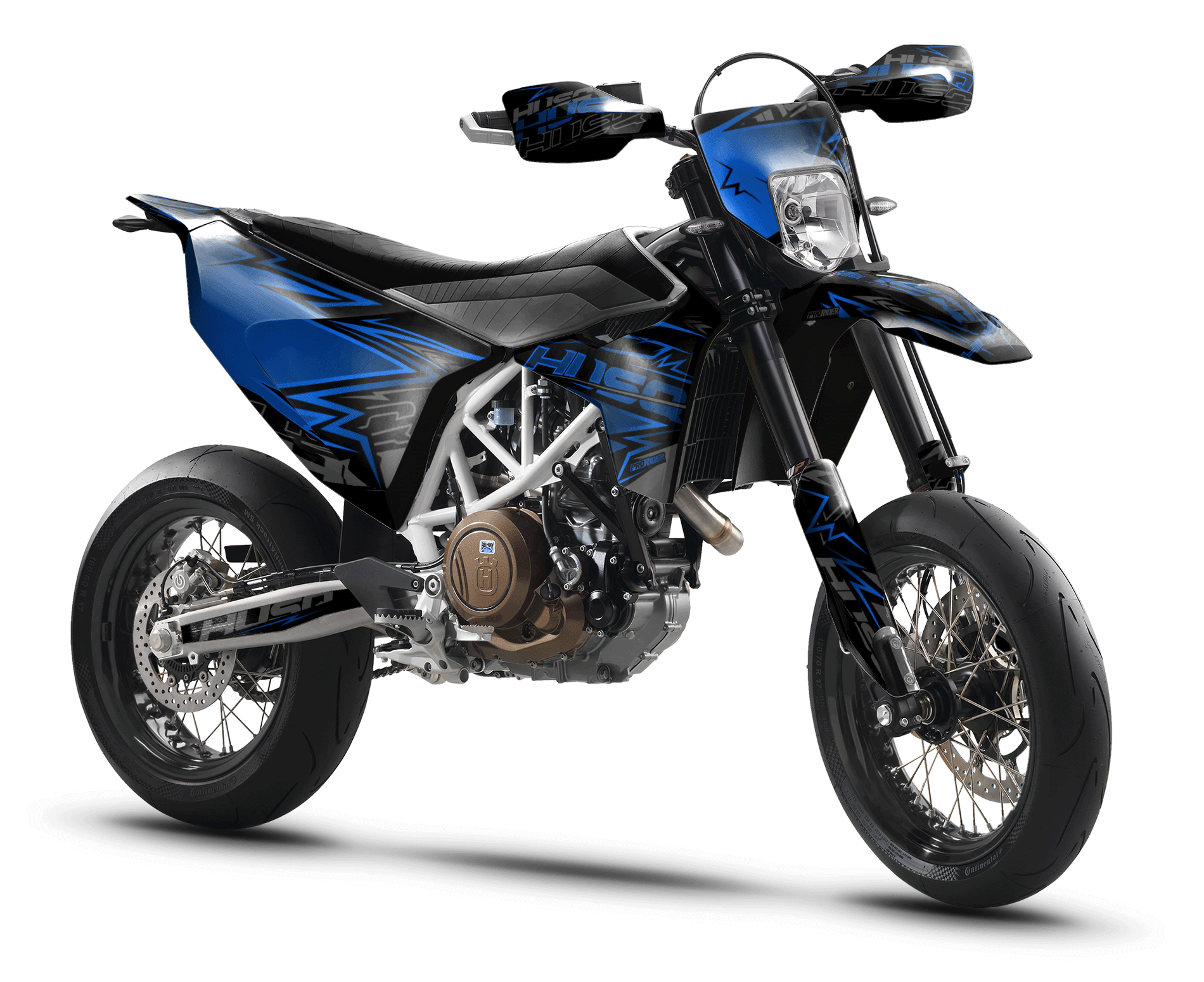 DARK BLUE BOLD EFFECT 701 Husqvarna Full Graphics Kit