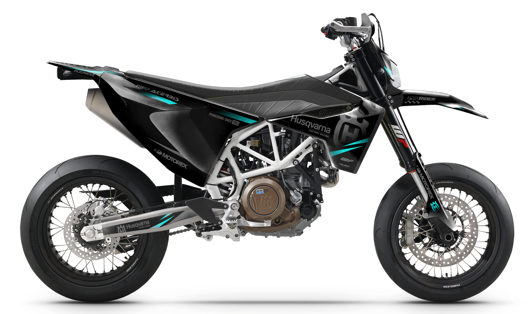 ORIGINE BLACK 701 Husqvarna Full Graphics Kit