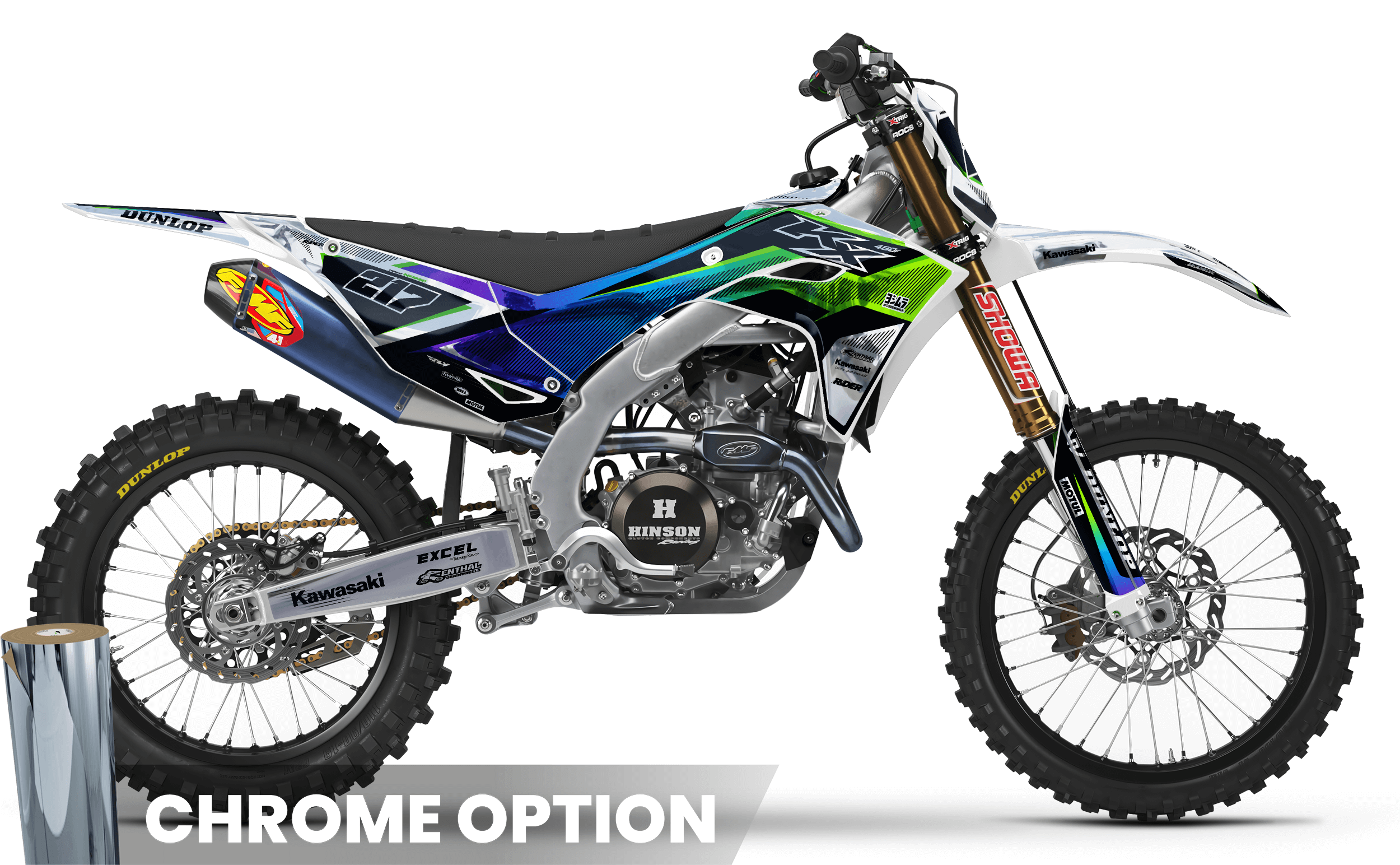 ADRENALINE FACTORY Kawasaki Full Graphics Kit