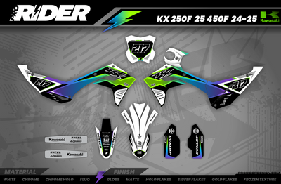 ADRENALINE FACTORY Kawasaki Full Graphics Kit