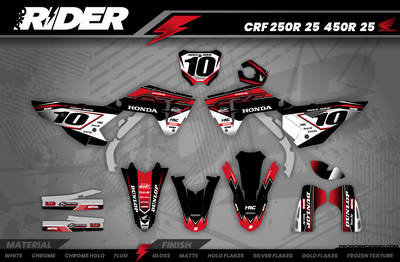 HRC Line HONDA Full Graphics Kit