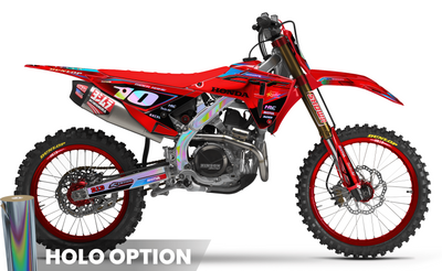 RED HRC Line HONDA Full Graphics Kit