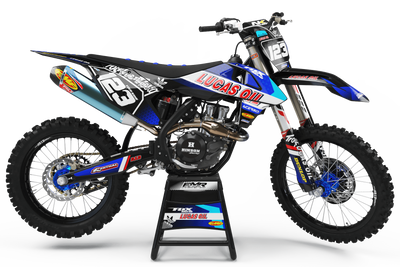 Graphics Kit LUCAS OIL BLACK : The best kit for your bike