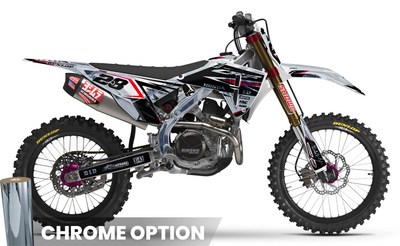 HONDA Full Graphics Kit WHITE RIFT