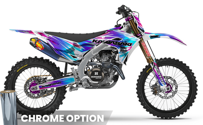 Kawasaki Full Graphics Kit | Savage — Premium Custom Motocross Decals