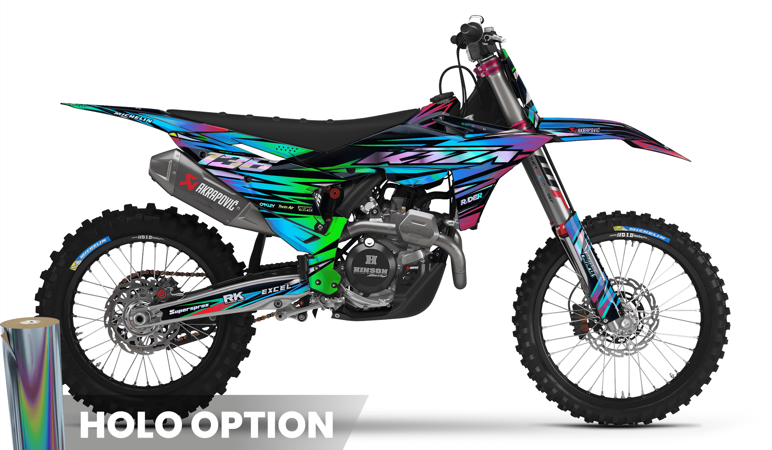 GREEN LUMEN KTM Full Graphics Kit