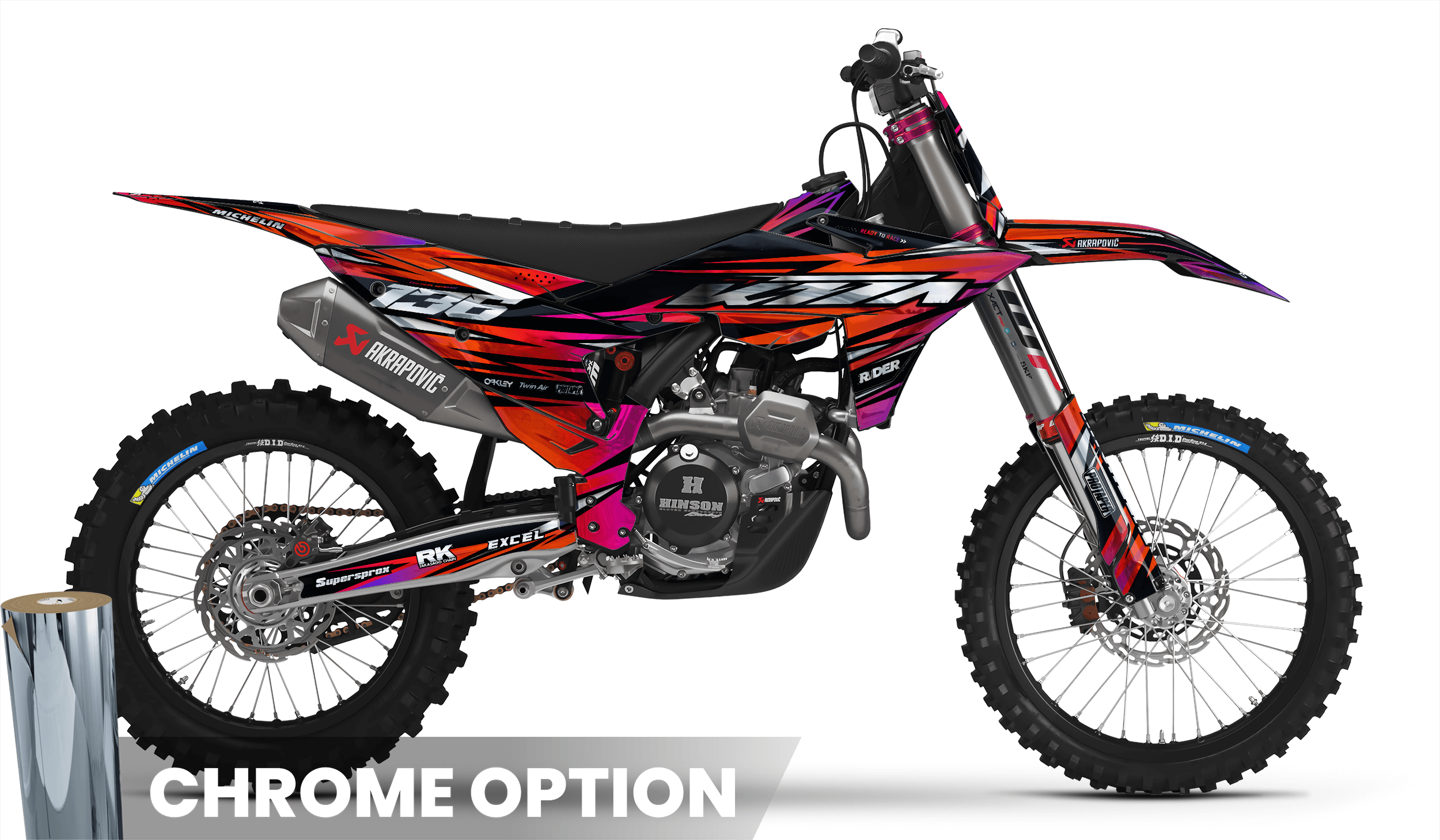 ORANGE LUMEN KTM Full Graphics Kit