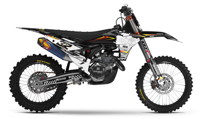 ORANGE SKULL KTM Full Graphics Kit