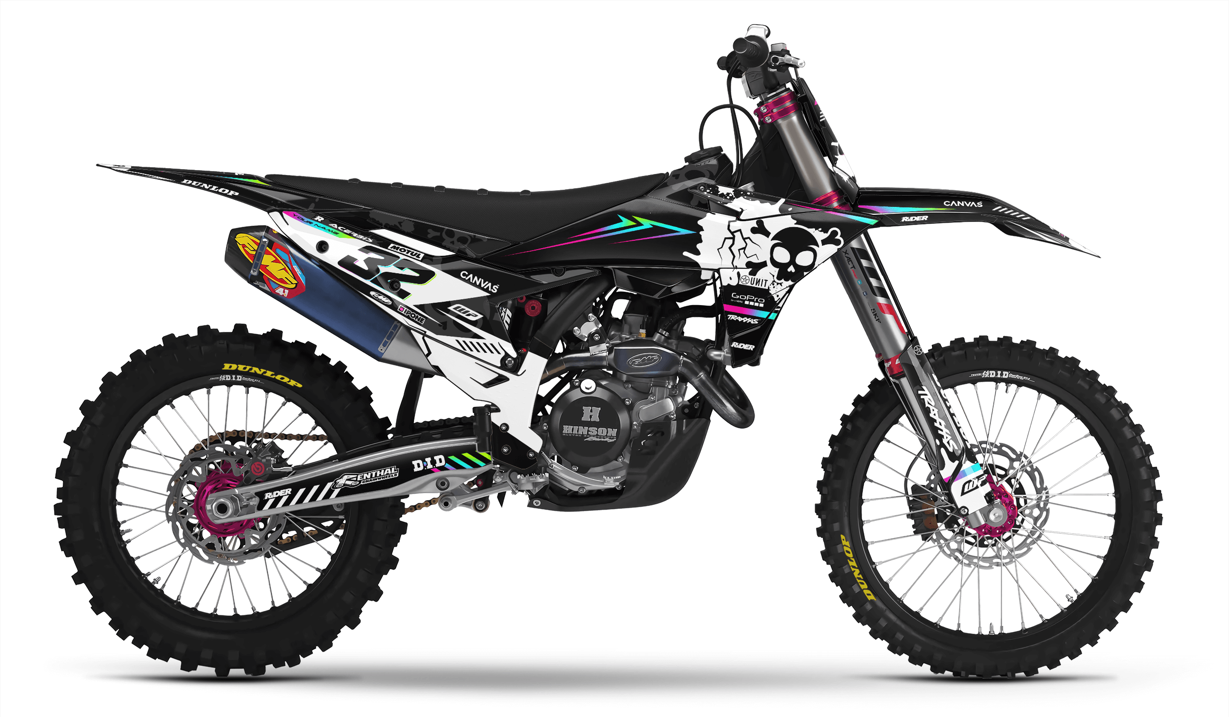 GRADIENT SKULL KTM Full Graphics Kit