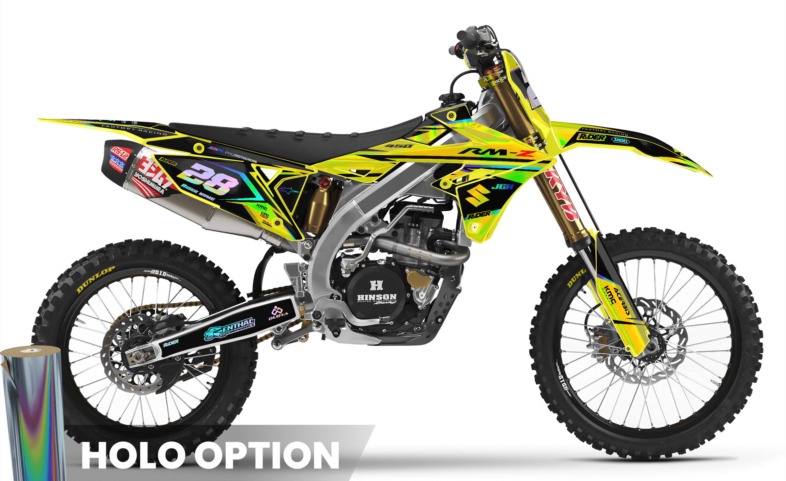 CYAN FIRM Suzuki Full Graphics Kit