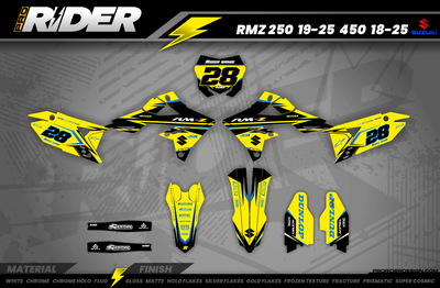 BLACK FIRM Suzuki Full Graphics Kit