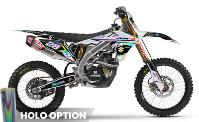 WHITE FIRM Suzuki Full Graphics Kit