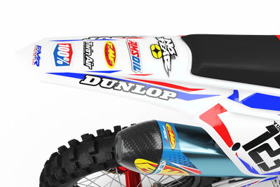 Graphics Kit FMR FACTORY RED : Stunning design for your Motocross