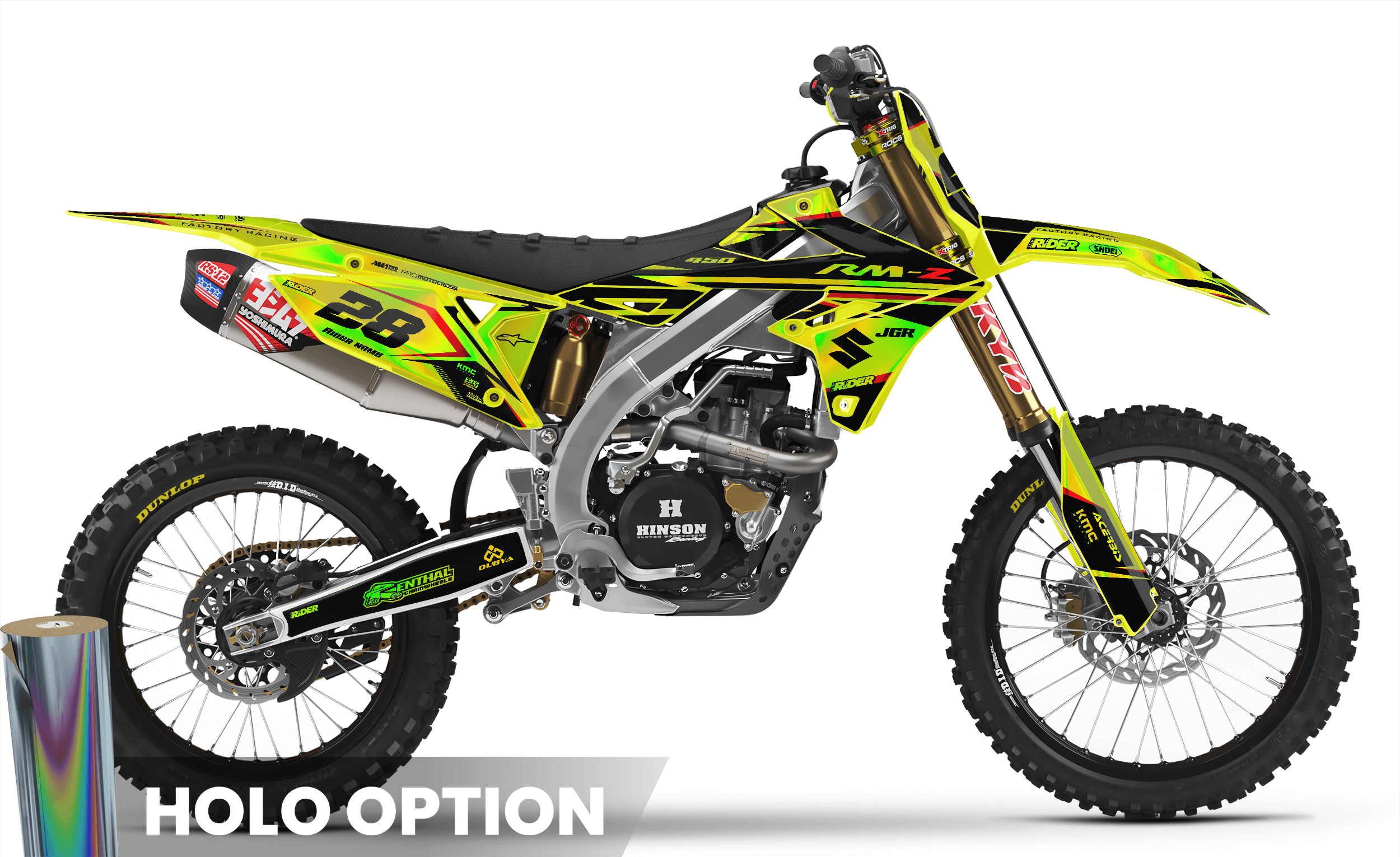 FLUO FIRM Suzuki Full Graphics Kit