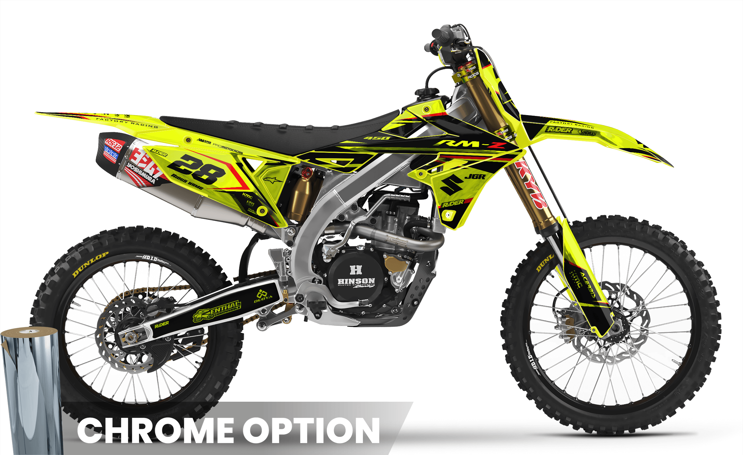 FLUO FIRM Suzuki Full Graphics Kit