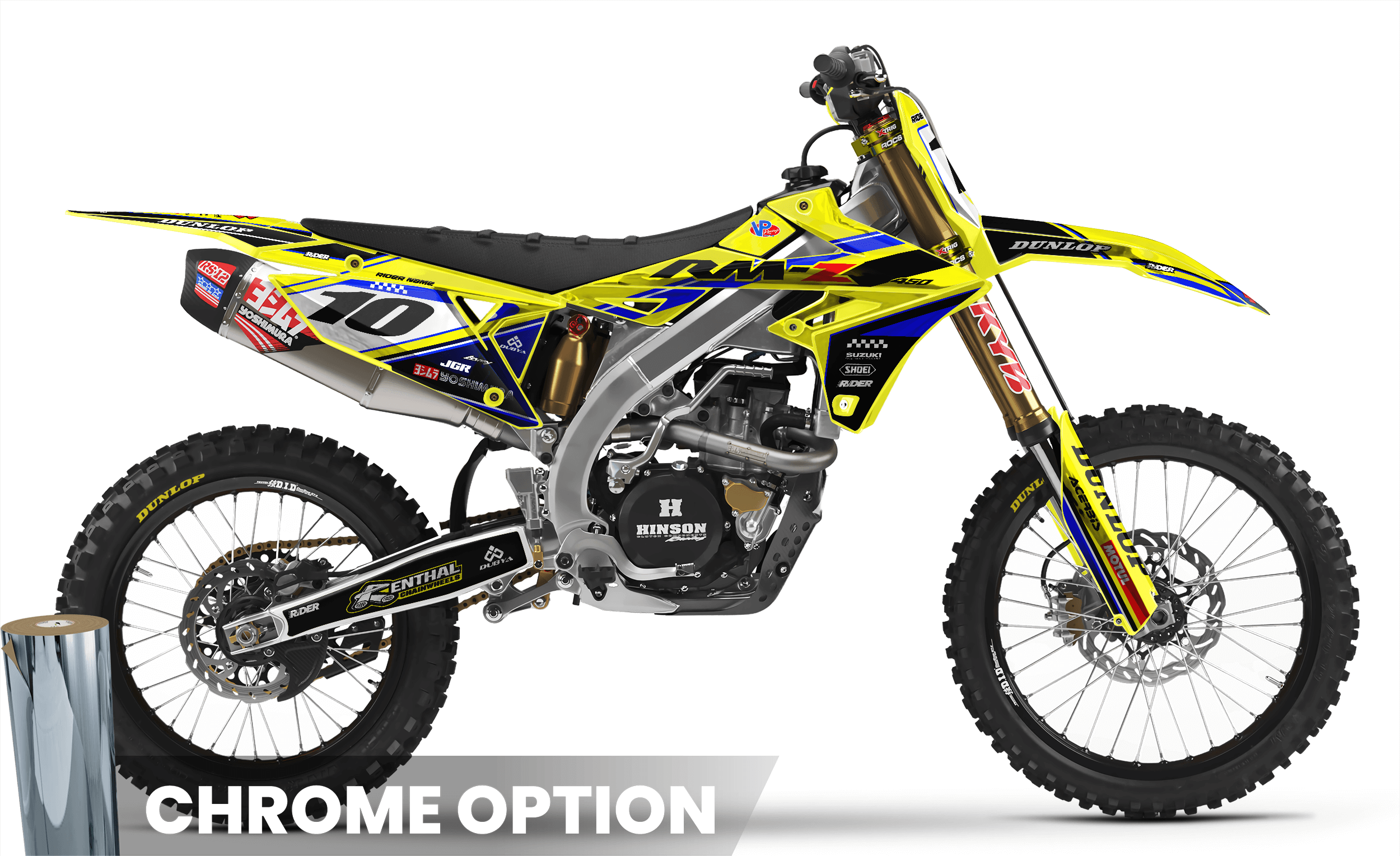 TRUE YELLOW Suzuki Full Graphics Kit