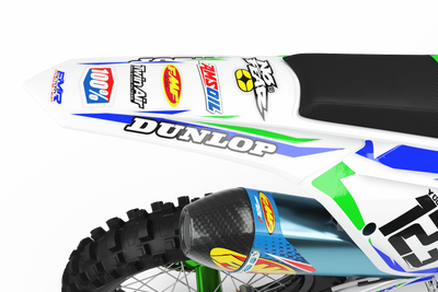 Graphics Kit FMR FACTORY GREEN : Stunning design for your Motocross