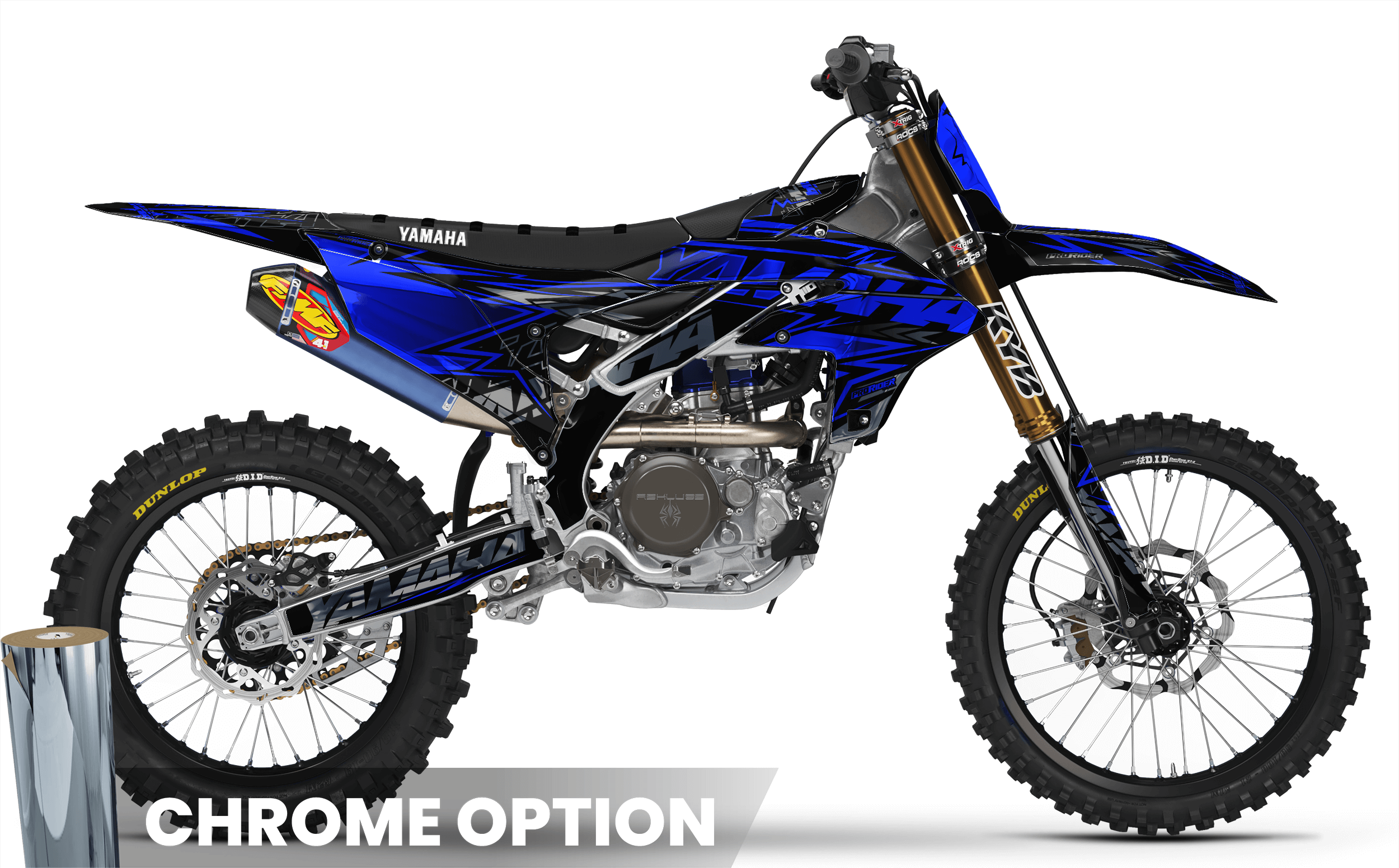 BLUE FORCE YAMAHA FULL GRAPHICS KIT