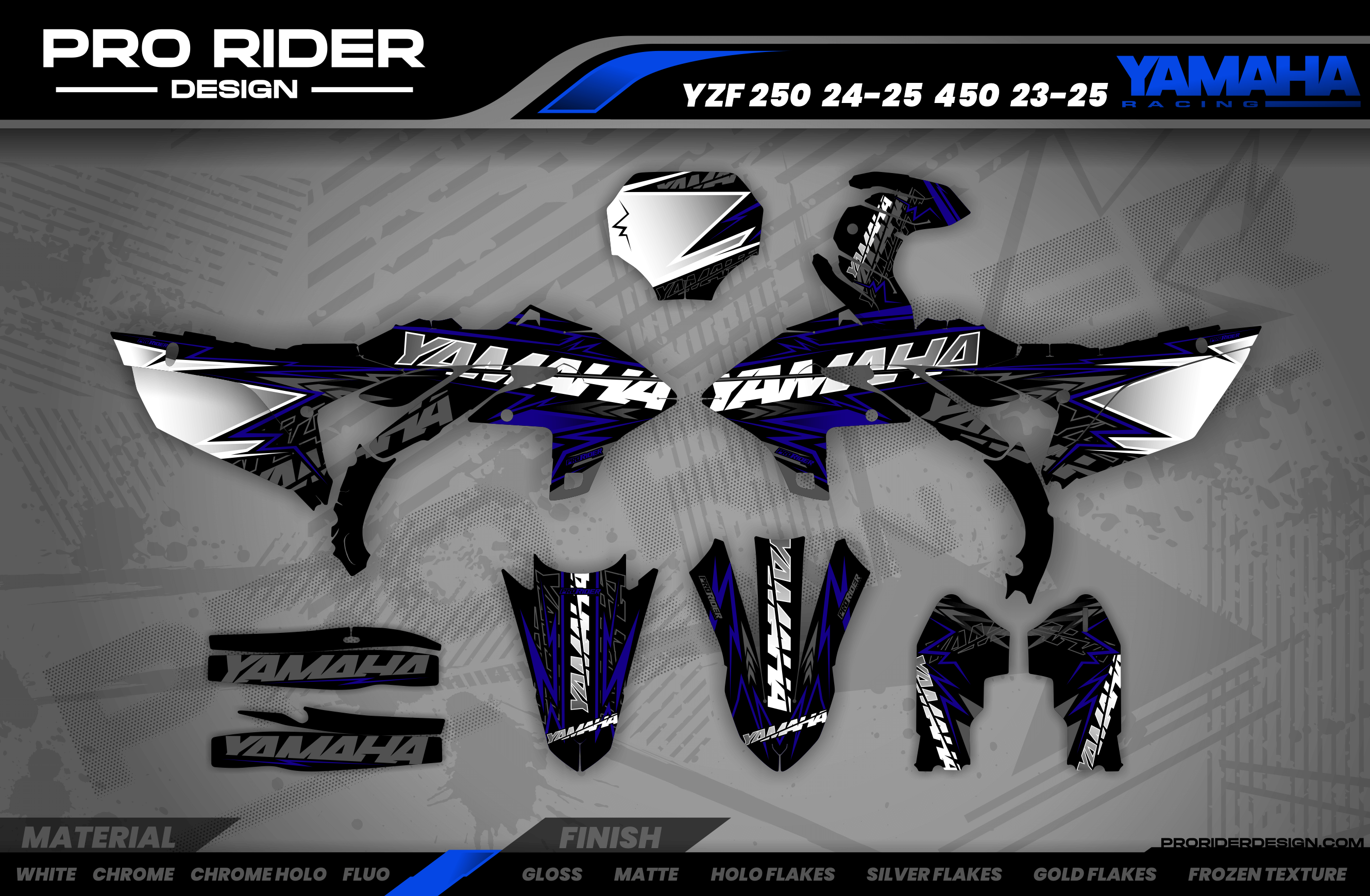 SILVER FORCE YAMAHA FULL GRAPHICS KIT