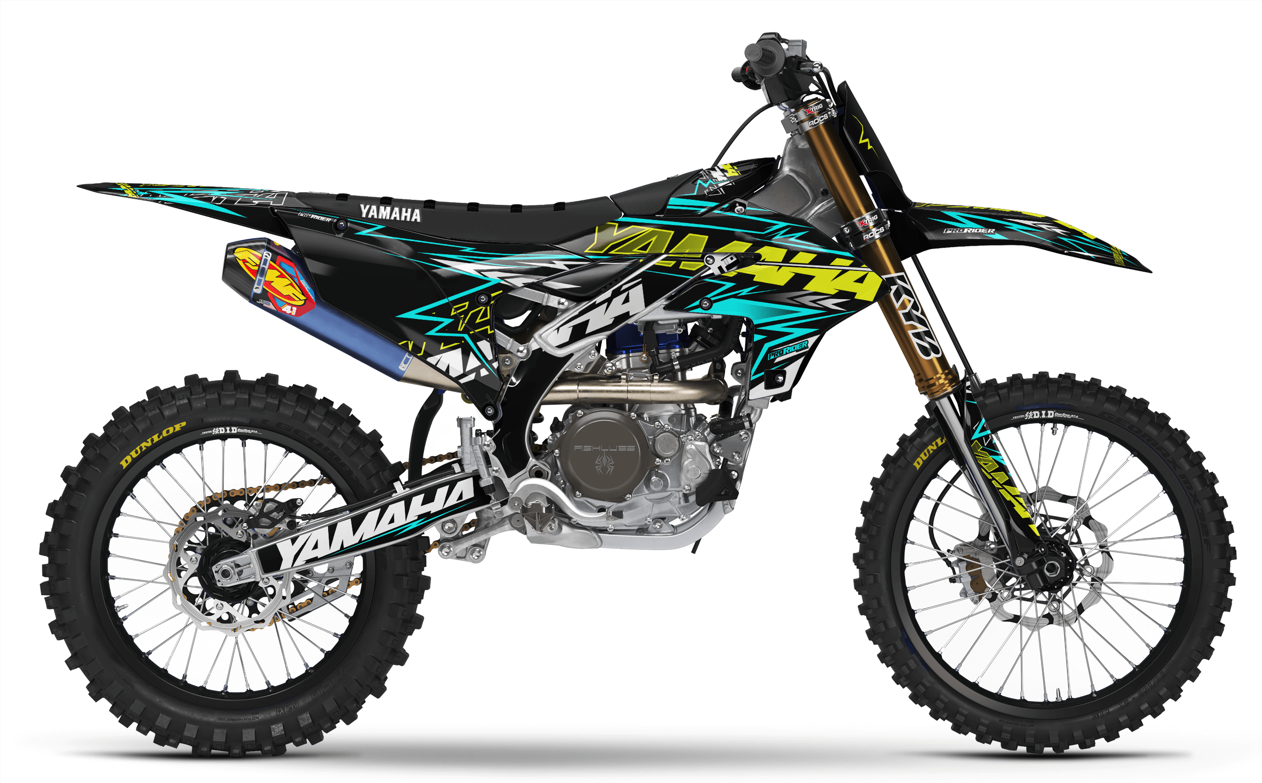 TEAL FORCE YAMAHA FULL GRAPHICS KIT