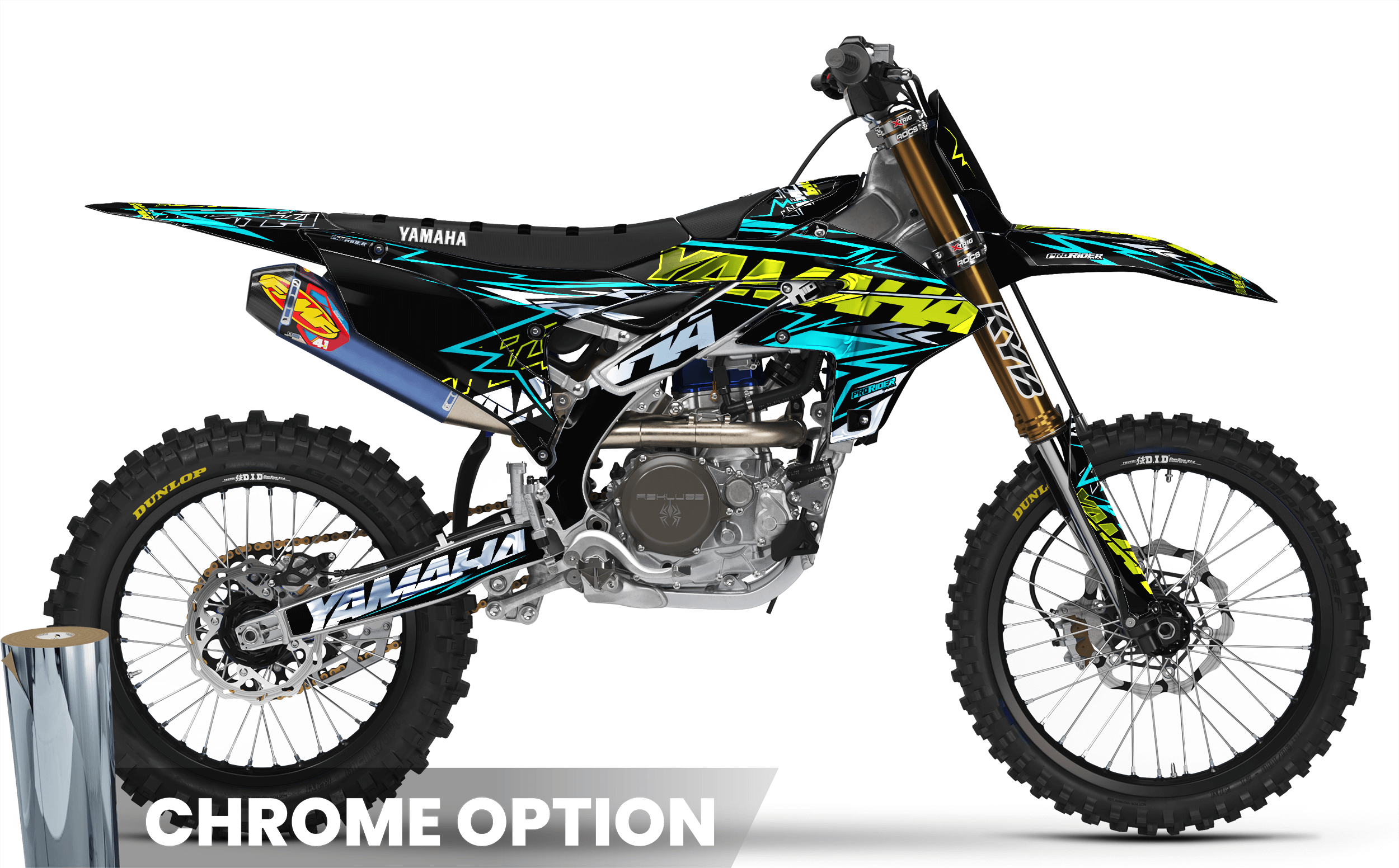 TEAL FORCE YAMAHA FULL GRAPHICS KIT