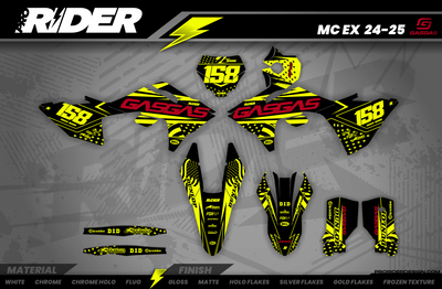 DRIVE GasGas Full Graphics Kit