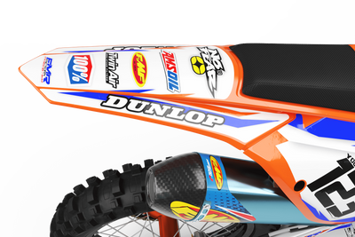 Graphics Kit FMR FACTORY ORANGE : Stunning design for your Motocross