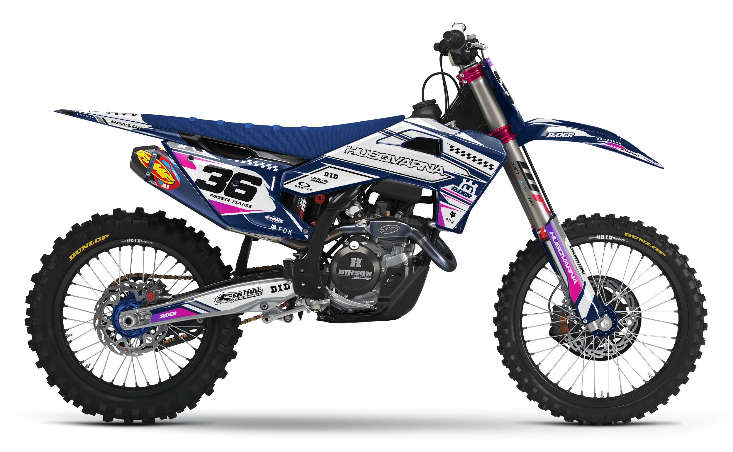 BLUE ORIGIN Husqvarna Full Graphics Kit
