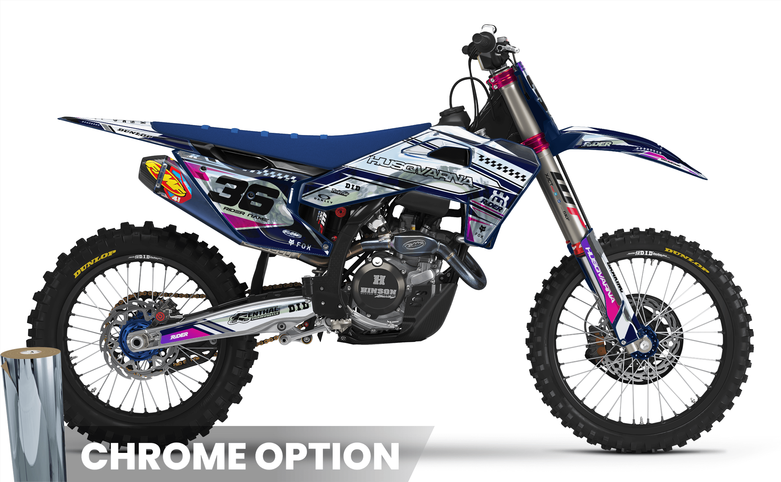 BLUE ORIGIN Husqvarna Full Graphics Kit