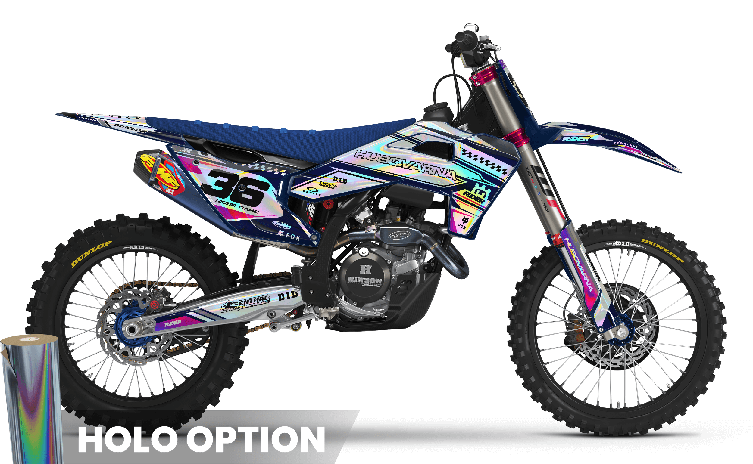 BLUE ORIGIN Husqvarna Full Graphics Kit