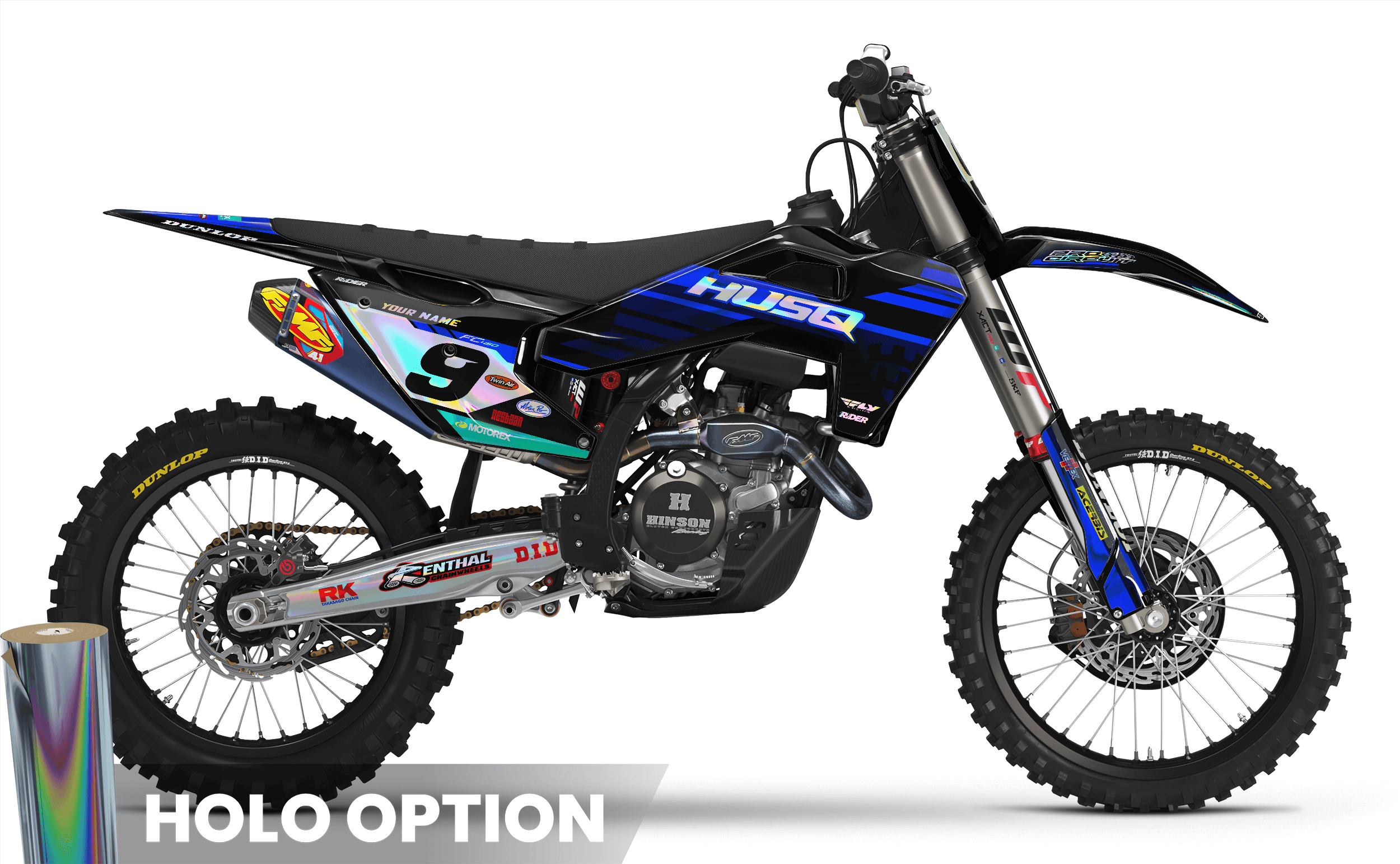 BLUE SOURCE Husqvarna Full Graphics Kit