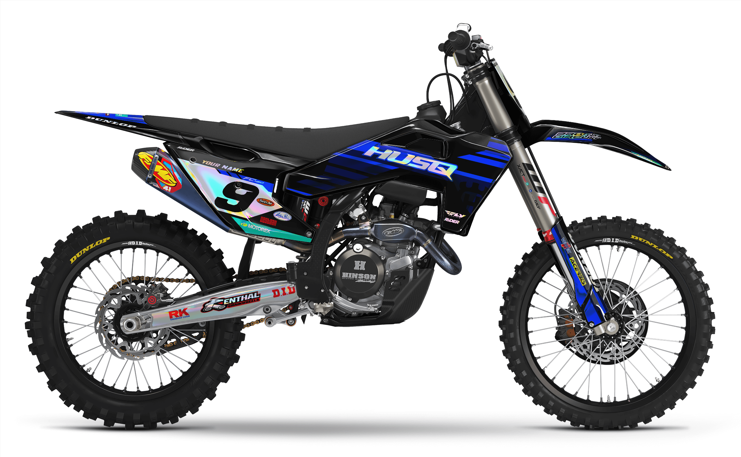 BLUE SOURCE Husqvarna Full Graphics Kit