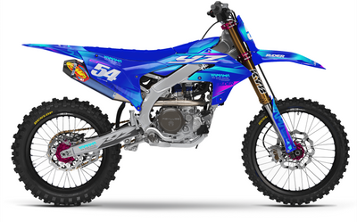 BLUE BOLD YAMAHA YZ/YZF/WRF Full Graphics Kit