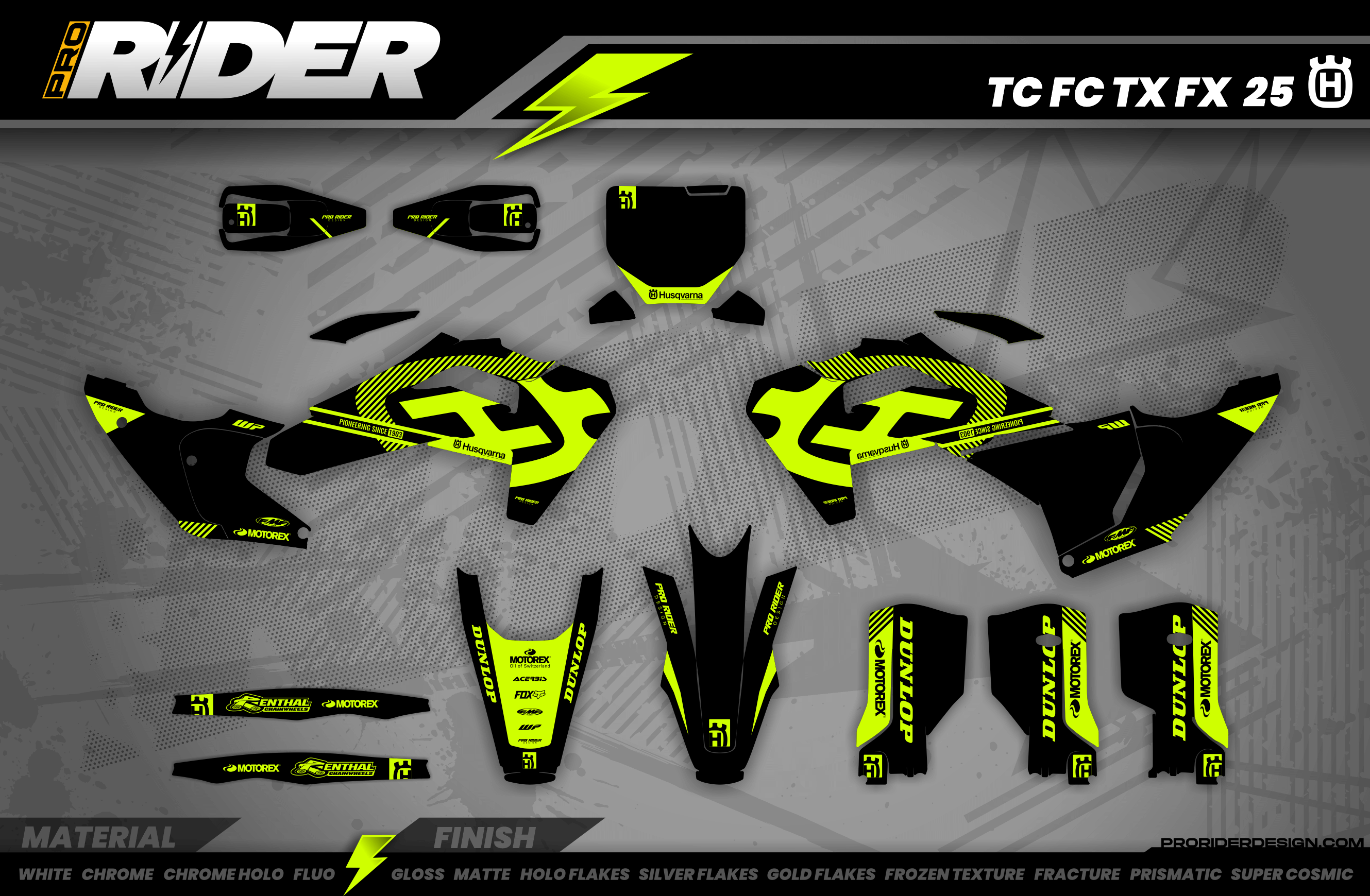 FACTORY BLACK SIGNATURE Husqvarna Full Graphics