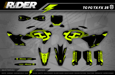 FACTORY BLACK SIGNATURE Husqvarna Full Graphics