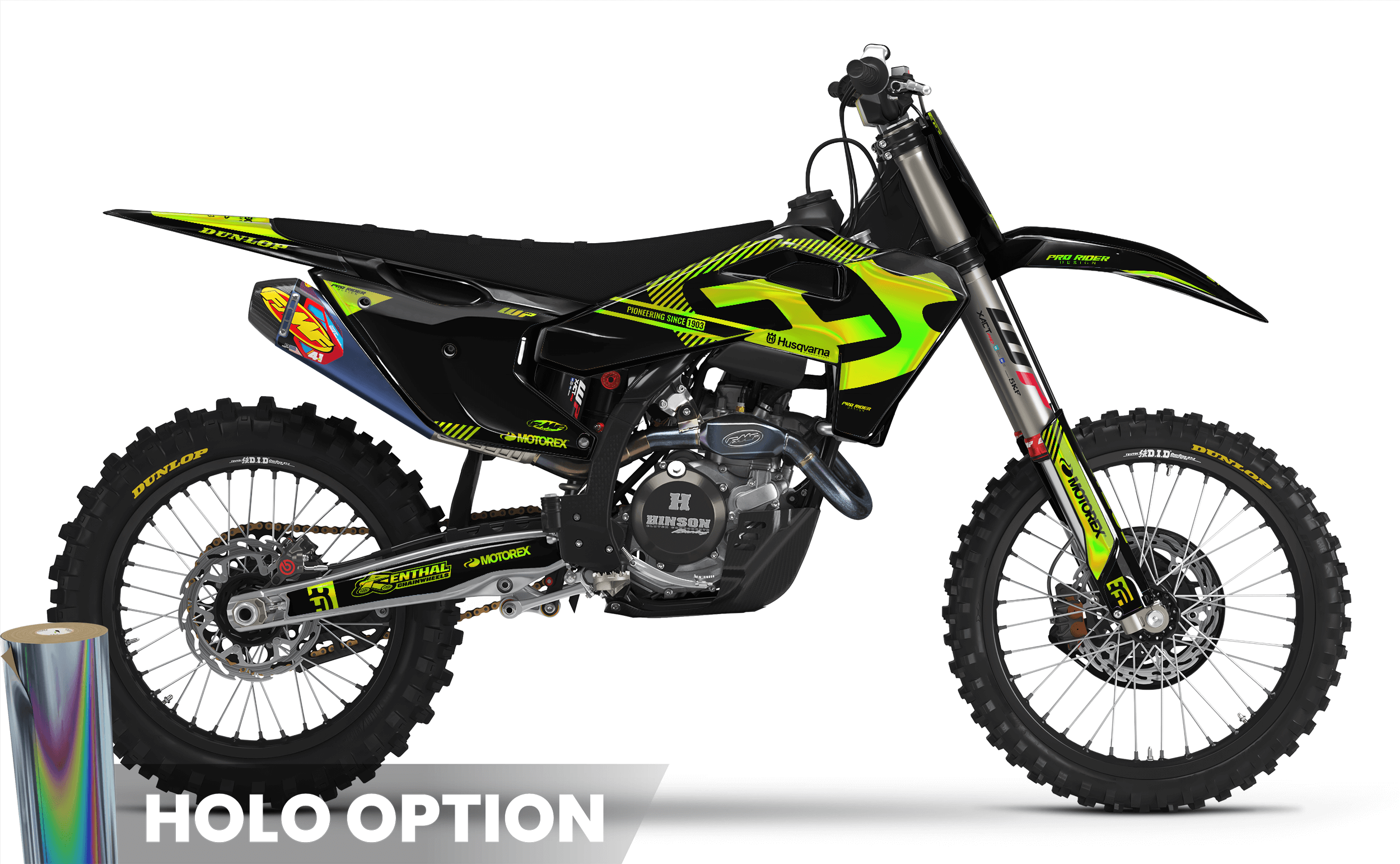 FACTORY BLACK SIGNATURE Husqvarna Full Graphics