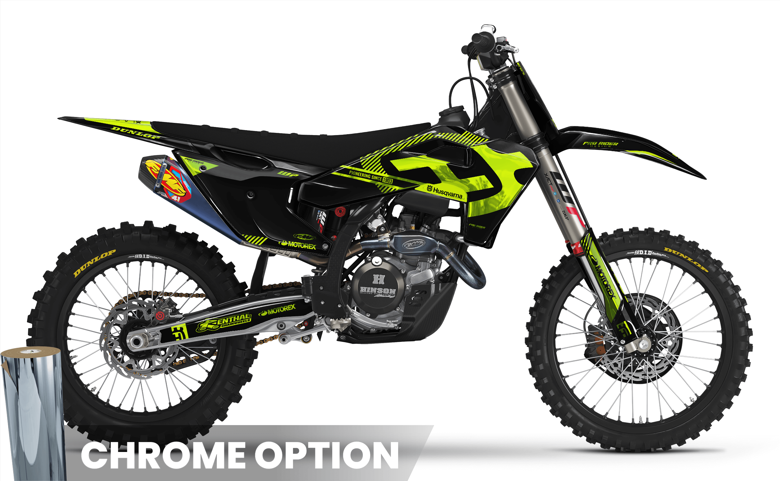 FACTORY BLACK SIGNATURE Husqvarna Full Graphics