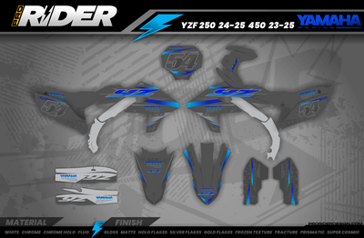 GRITTY YAMAHA YZ/YZF/WRF Full Graphics Kit