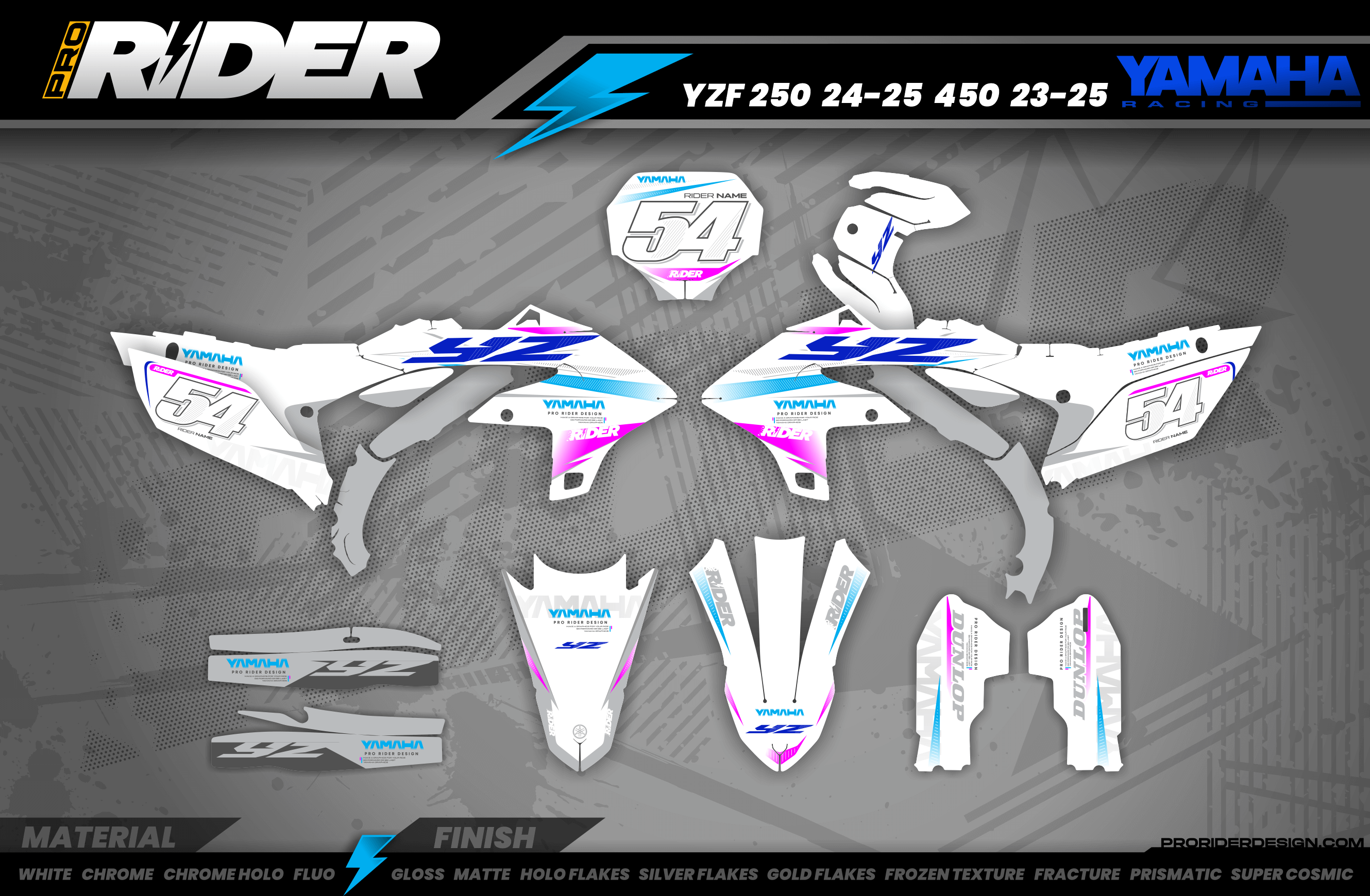BRIGHT YAMAHA YZ/YZF/WRF Full Graphics Kit