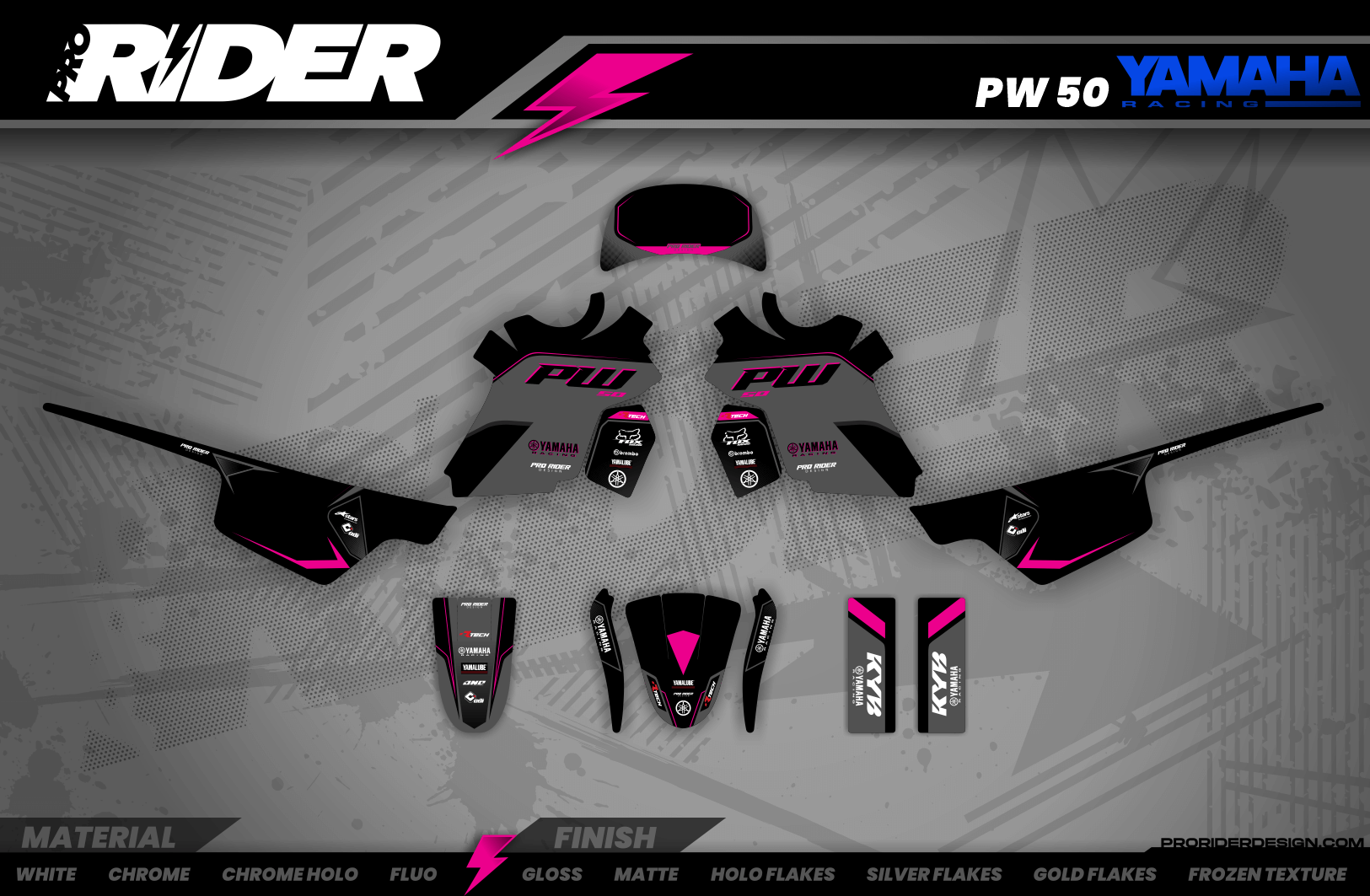 YAMAHA GRAPHICS| Black Venom | PINK